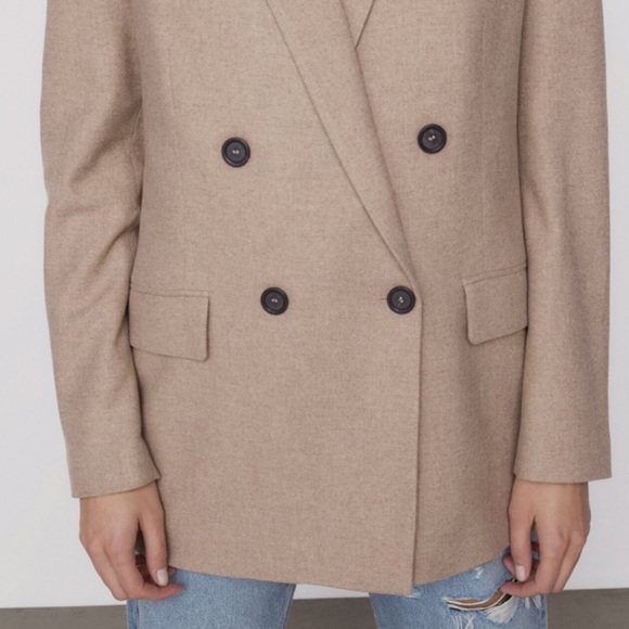 Zara Tan Blazer - Picture 8 of 16